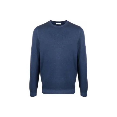 MALO Men's Blue Sweaters MALO Мужские Синие Свитера