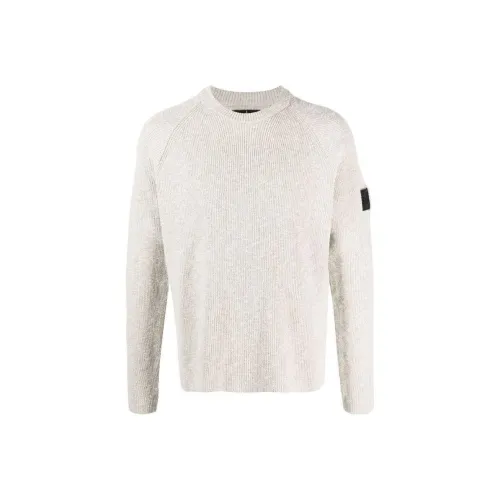 Stone Island Экрю Мужские Свитера