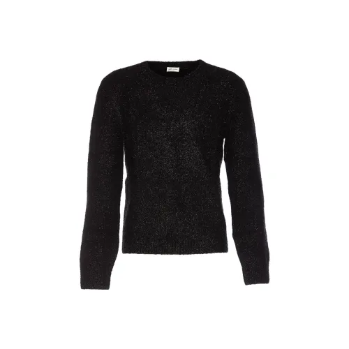 SAINT LAURENT Черные Мужские Кашемировые Свитера