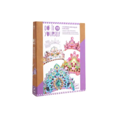 DJECO Принцесса Escape Crown с стразами DIY Вечеринка Ручная работа Игрушки