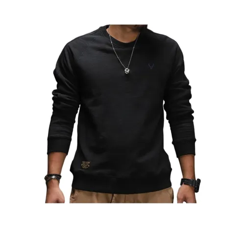 Seasonal Words Свитшот Мужской Черный