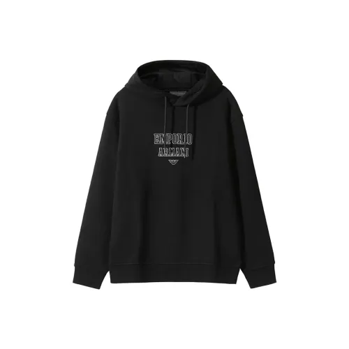 EMPORIO ARMANI FW24 Толстовка Мужской Черный