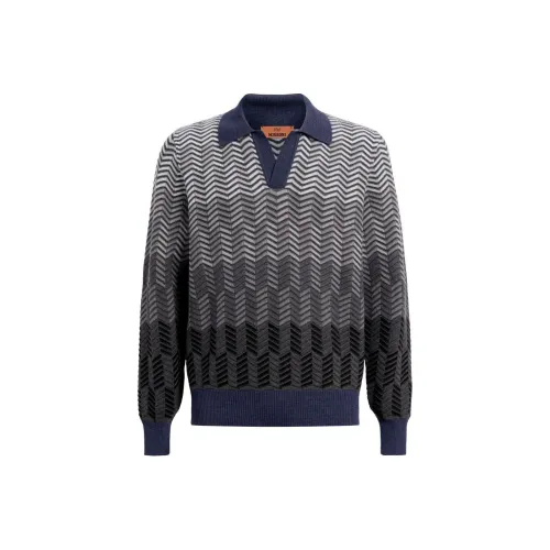 MISSONI SS24 Свитер Мужской Средний Серый