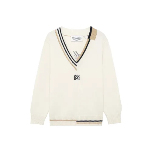 Mitchell Ness Белый Унисекс Свитеры