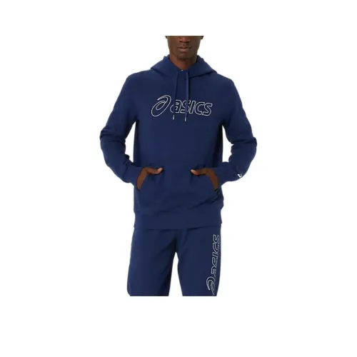 ASICS Логотип OTH Толстовка Свитшот Мужской Синий