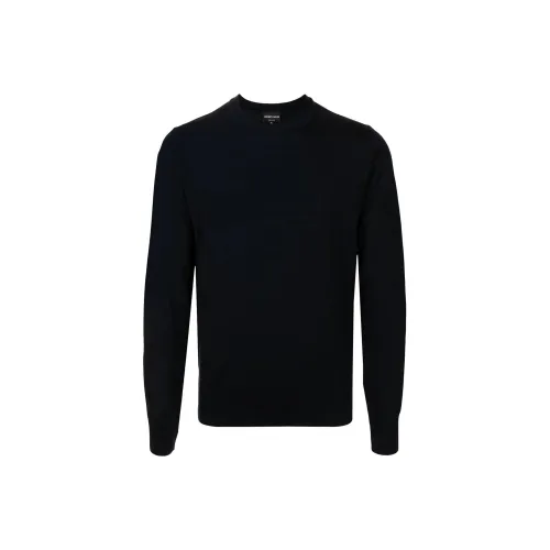 EMPORIO ARMANI Синие Мужские Свитера