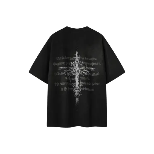 P8H9 Замша Короткий рукав T-рубашки Унисекс