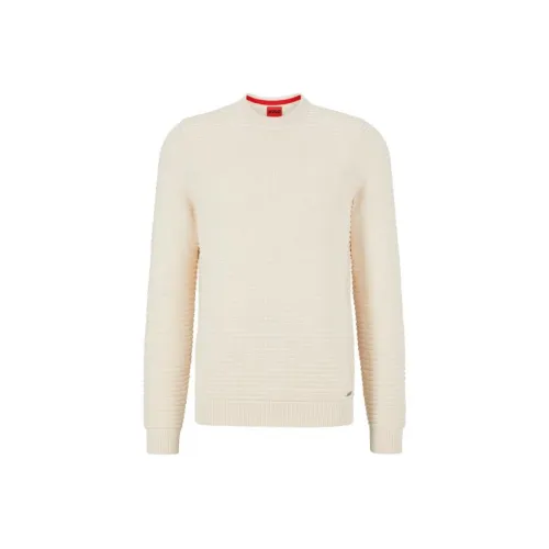 Hugo Boss Экрю Мужские Свитера