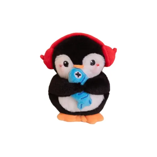 Happy Fish Little Penguin Милый Брелок Кукла Плюшевая Подвеска 13 см Высота
