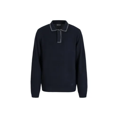 EMPORIO ARMANI Свитер Мужской Navy Blue