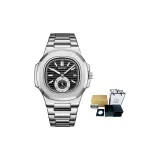 Серебристо-черный