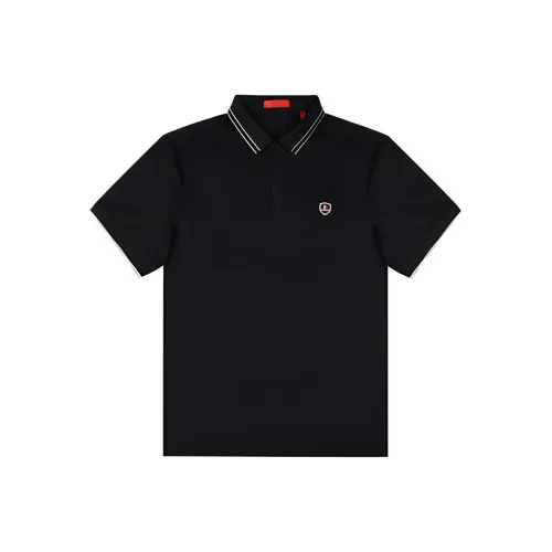 Raidy Boer Поло Мужское Черное