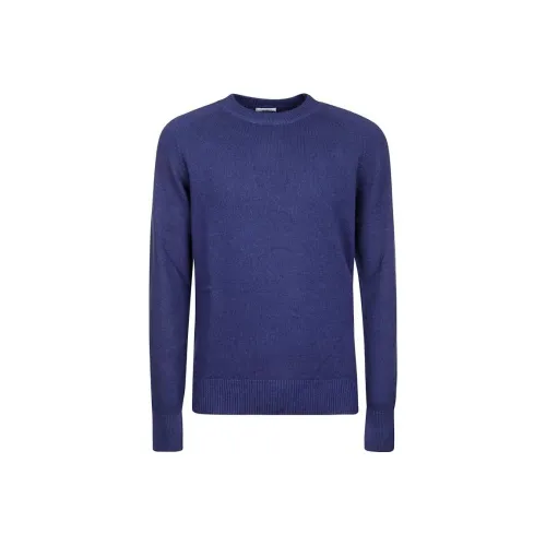 MALO Темно-синий Мужской кашемировый свитер