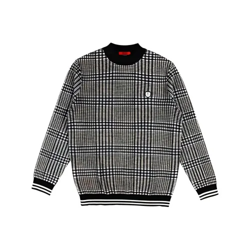 Raidy Boer Свитер Мужской Черный Цветочный