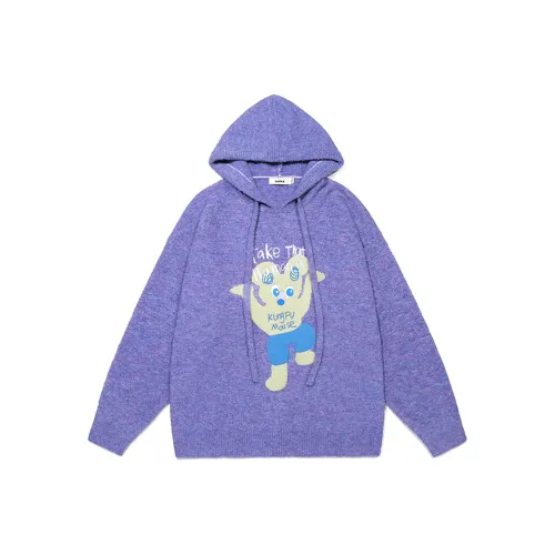 Guuka Фиолетовый Унисекс Свитеры