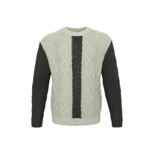 FAKE VINTAGE Свитер Мужской Серый