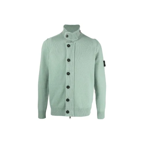 Stone Island Мятно-зеленые Мужские Свитера