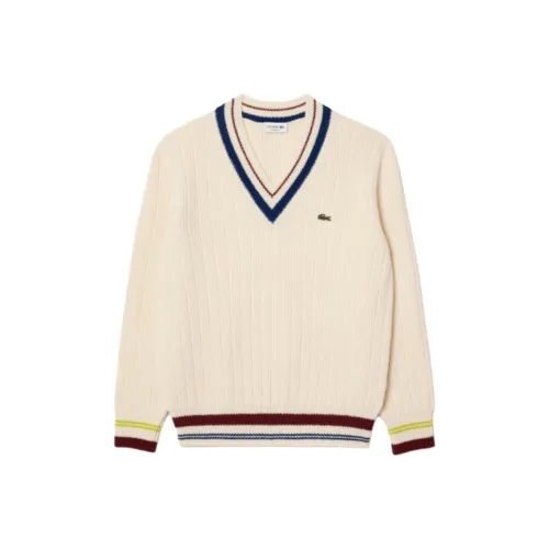 Свитеры для мужчин LACOSTE Collaboration White