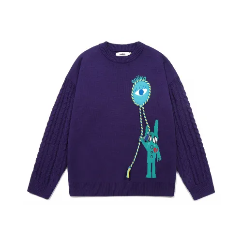 Guuka Фиолетовый Унисекс Свитеры