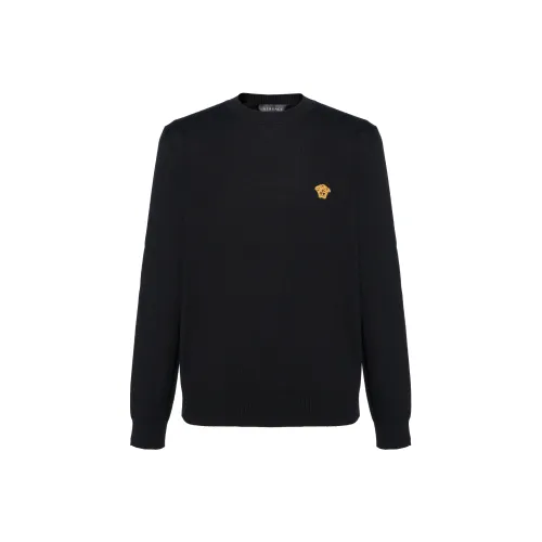 VERSACE FW24 Свитер Мужской Черный