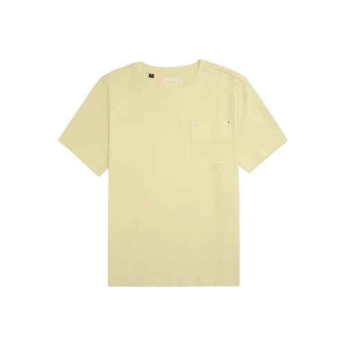 GUESS Светло-желтые мужские футболки T