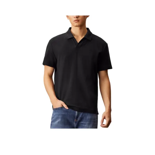 CALVIN KLEIN Поло Мужское Черное