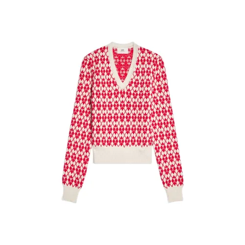 AMIPARIS Red Men's Sweaters AMIPARIS Красный Мужские Свитера