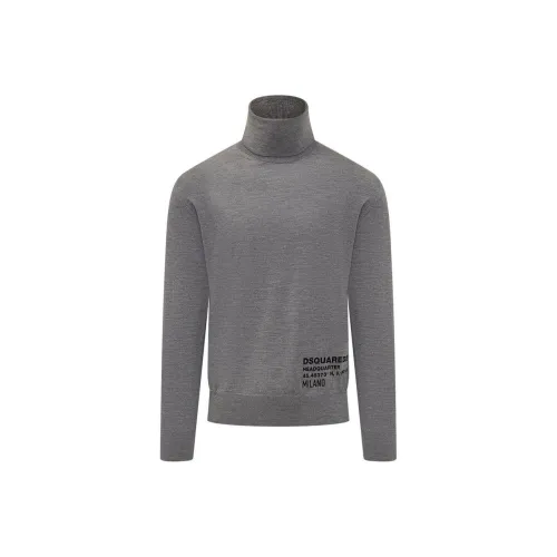 DSQUARED 2 Серые Мужские Свитера