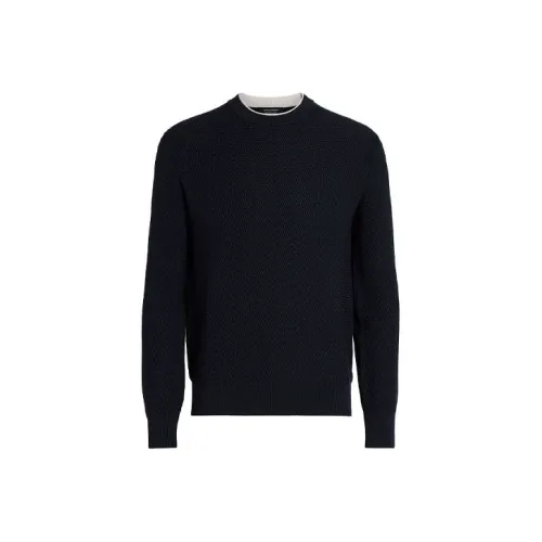 Ermenegildo Zegna Черные Мужские Свитера