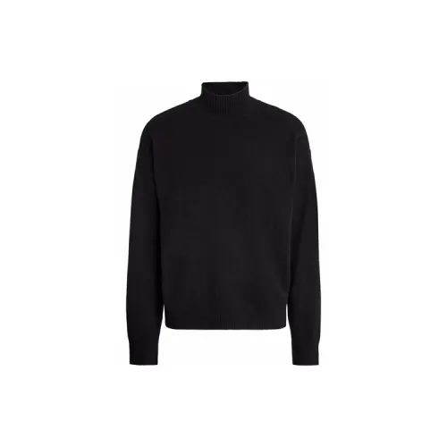 Ermenegildo Zegna Черные Мужские Кашемировые Свитера