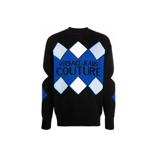 VERSACE JEANS COUTURE Черные Мужские Свитера