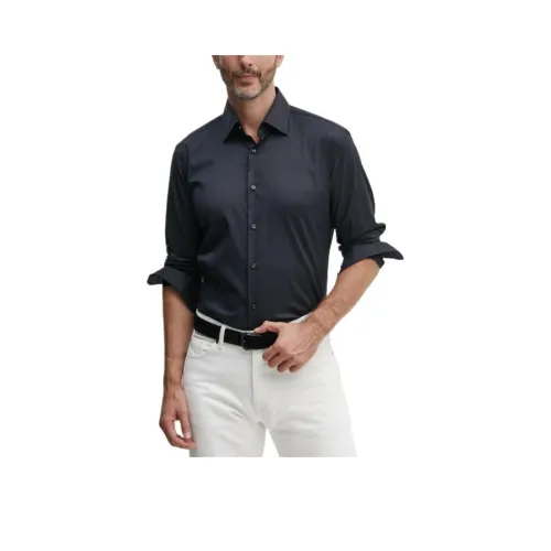 Hugo Boss Мужские Черные Рубашки