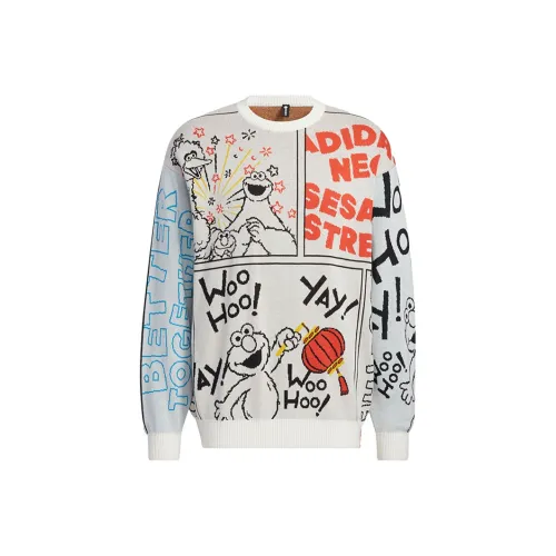 Adidas X SESAME STREET Трикотаж Унисекс Бежевый