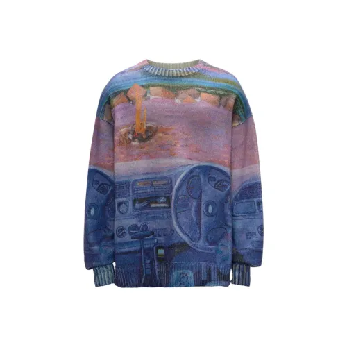 JW Anderson Синие Мужские Свитера