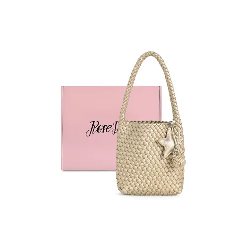 ROSEDAWN ПУ (полиуретан) Ведрообразная сумка Сумка Женская Шампань Серебряный