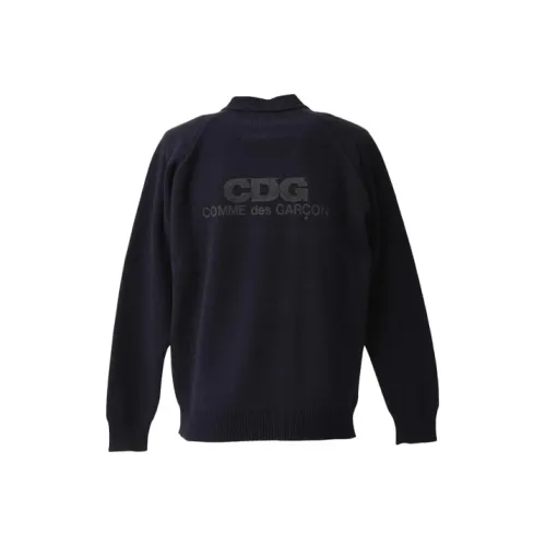CDG Темно-синий Унисекс Трикотаж