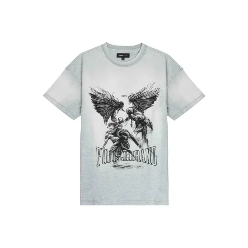 PURPLE BRAND T-Рубашка Мужская Светло-Серый