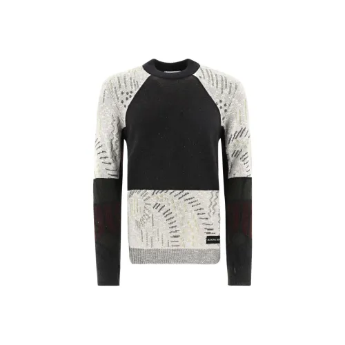 Marine Serre Белый Мужской Свитеры