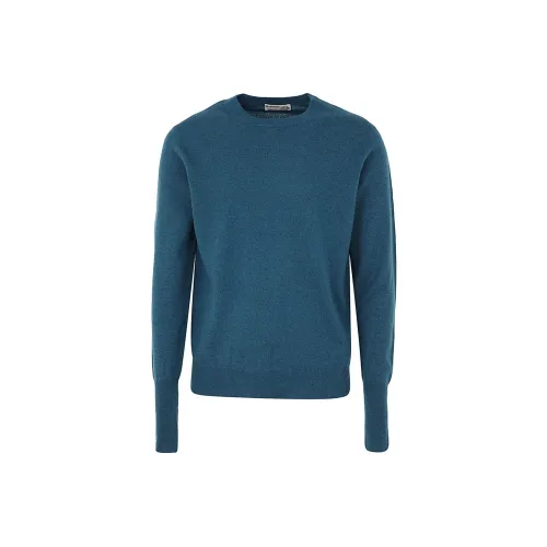 BALLANTYNE Туманно-синий Мужской кашемировый свитер