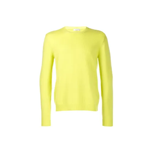 Valentino Желтый Мужской Кашемировый Свитер