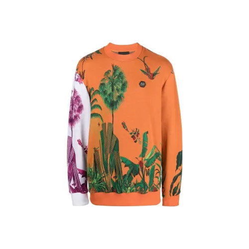 PHILIPP PLEIN SS22 Свитер Мужской Оранжевый