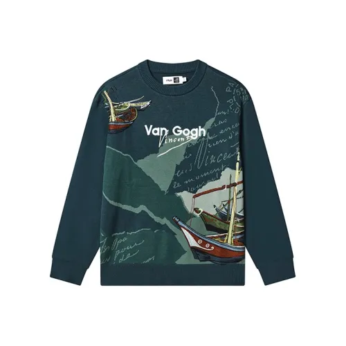 FILA Van Gogh Museum 2,0 Полный принт Мужские свитеры