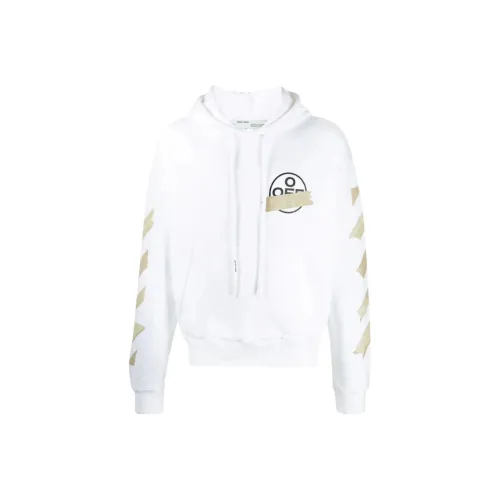 OFF Белый Свитшот Регулярный крой Мужской Белый