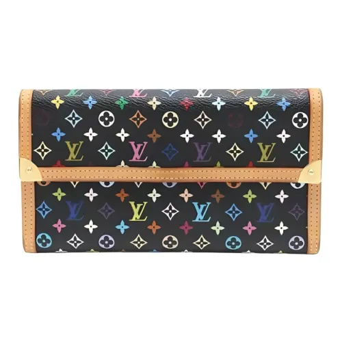 LOUIS VUITTON Монограмма Multicolore × PVC Покрытый холст Кошелек Обычный Унисекс Многоцветный