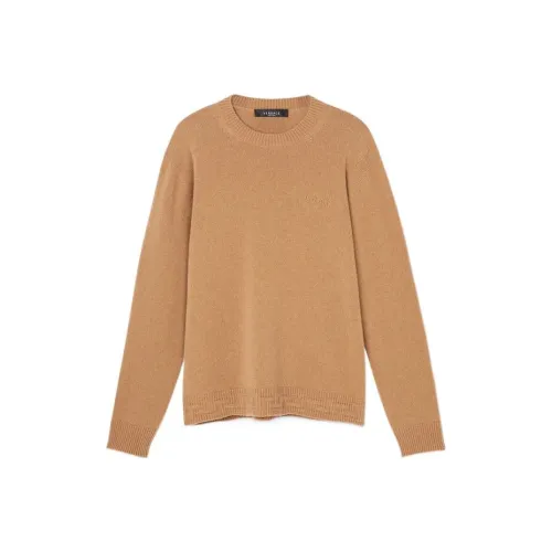 VERSACE Бежевый Мужской Кашемировый Свитер