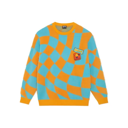 LINING Badfive Свитер Мужской Оранжевый синий Bachelor