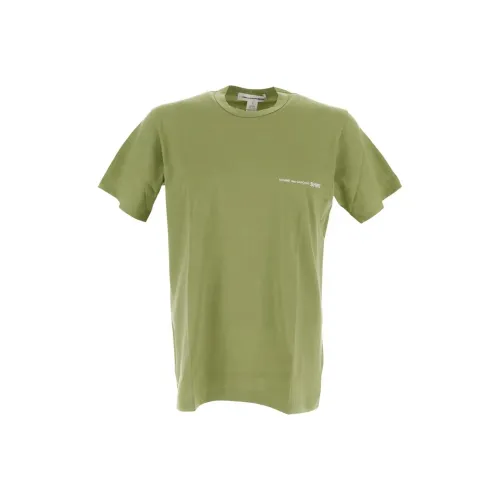 COMME DES GARCONS SHIRT Зеленая Мужская Футболка