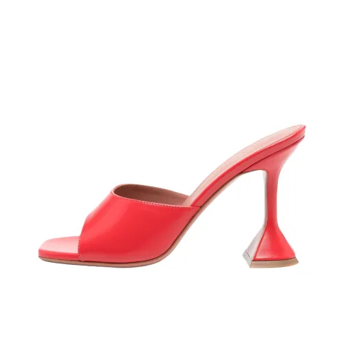 AMINA MUADDI Слипоны 9,5 см Женские Красные