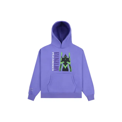 PLEASURES Evangelion Co Branded Модель Фиолетовый Унисекс Свитшоты