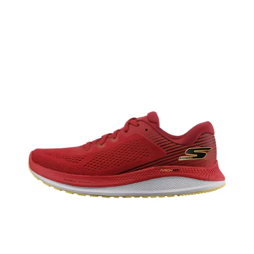 Skechers GO Run Persistence Low Топ Беговые кроссовки Мужские Красные